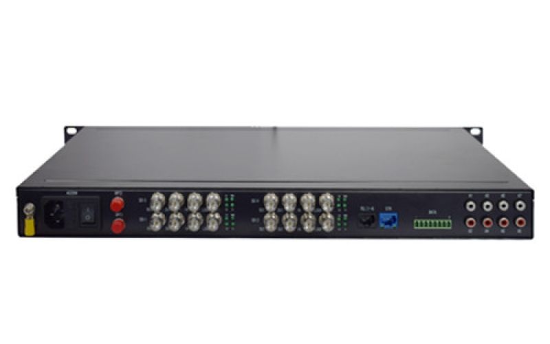 武漢多業(yè)務(wù)高清視頻光端機 HJ-GAN-SDI04