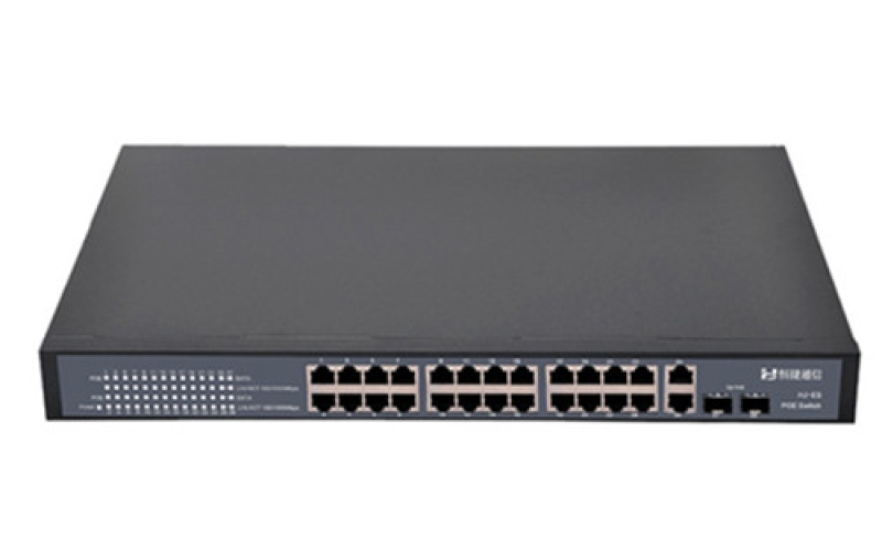 武漢24口POE交換機 24FE 2GE 2SFP