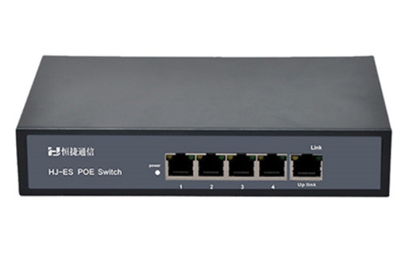 武漢5口POE交換機 4POE 1FE